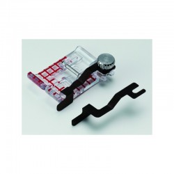 Set pied Janome transparent 1/4 inch avec 2 guides