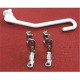 Set 2 pieds Janome pour broder les fils couchés