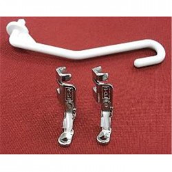 Set 2 pieds Janome pour broder les fils couchés