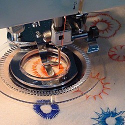 Attachement Janome pour coudre des fleurs