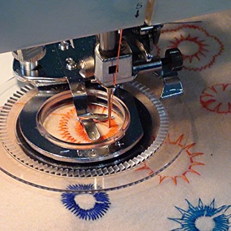 Attachement Janome pour coudre des fleurs